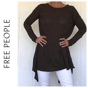 FREE PEOPLE BLACK COTTON TOP NWT SIZE XS/SMALL